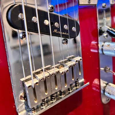 Fender American Deluxe Nashville Telecaster 1998 - Red image 8