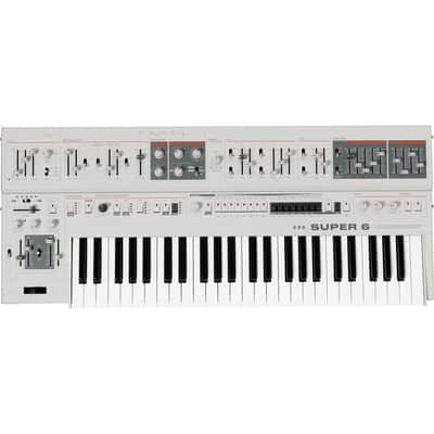 UDO Audio Super 6 12-Voice Polyphonic Keyboard Synthesizer - White RIBBON KIT image 2