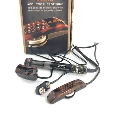 L.R. Baggs Lyric Acoustic Guitar Bridge Plate Microphone System with Endpin Preamp & Volume Control image 2