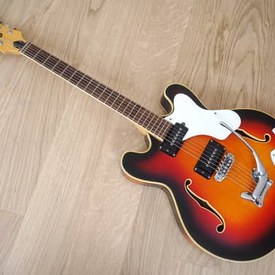 1968 Mosrite Celebrity I Vintage Hollowbody Electric Guitar w/ Case image 14
