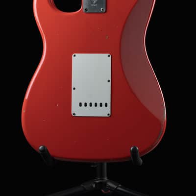 2010 Fender Custom Shop Masterbuilt Yuriy Shishkov 1960 Stratocaster Fiesta Red Relic MusicMesse NAMM NOS One Off Abigail Ybarra Hand-Wound image 9