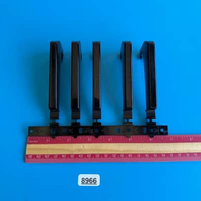 YAMAHA PSR-240 PSR-270 PSR-500 Keyboard Part: Black Keys 5-Key Set image 6