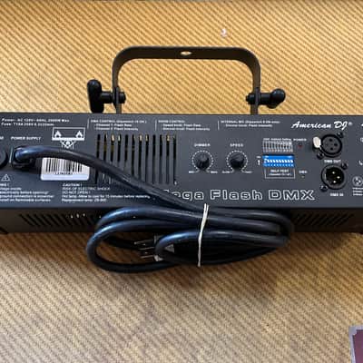 American DJ Mega Flash DMX 800w Strobe Light 2010s - Black image 3