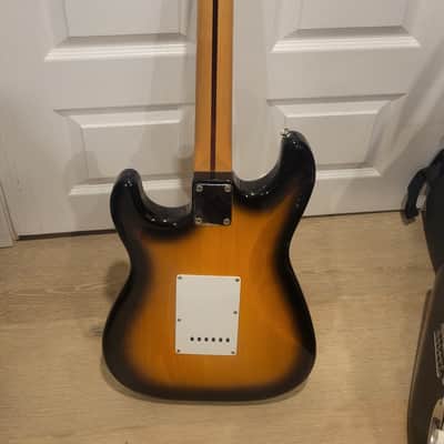 $850 Fender Stratocaster Electric Guitar - Made in Mexico - Two-Colour Sunburst image 6