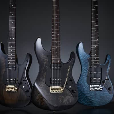Ibanez AZ447P1QM-COB Premium AZ Electric Guitar 7-String - Cosmic Blue + Gig Bag image 2