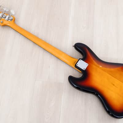 1988 Fender Jazz Bass ‘62 Vintage Reissue JB62-60 Sunburst, Japan MIJ Fujigen image 12
