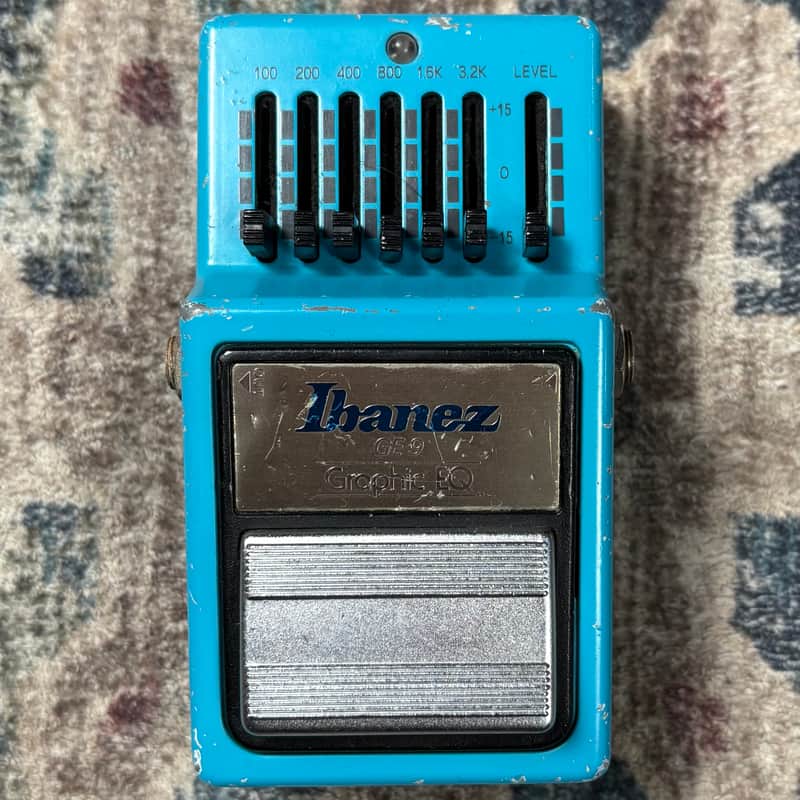 1981 Ibanez GE9 Graphic EQ Vintage First Year Black Label Maxon MIJ Made In Japan Equalizer Guitar Effect Pedal! image 1