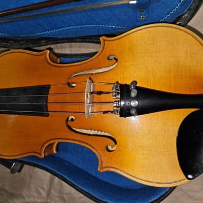 Josef Lorenz Luby (Schonbach) 3/4 Violin, Czech, Glasser bow. Very Good Cond image 10