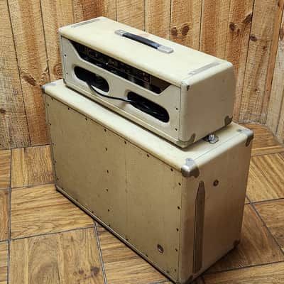 Fender Tremolux 2-Channel 35-Watt 2x10" Piggyback Guitar Amp 1963 - 1965 - Black Panel image 2