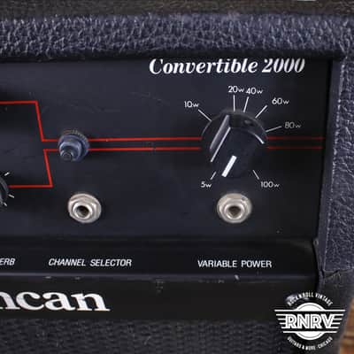 Seymour Duncan Convertible 2000 2-Channel 100-Watt 1x12" Guitar Combo 1980s - Black image 4
