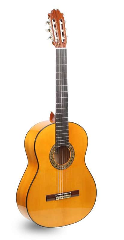 Francisco Sánchez Flamenco guitar 2018 Natural French Polish Spruce/Cypress (Blanca) image 1