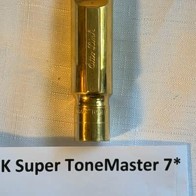 Otto Link "Super Tone Master" Otto Link Super Tone Master Tenor Saxophone 7* Mouthpiece 1960s - 1990s - Gold Bell Metal image 2