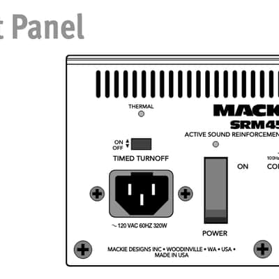 Mackie SRM450v1 300/100-Watt 2-Way Portable Powered Loudspeakers (Pair) 2002 - Present - Black image 8
