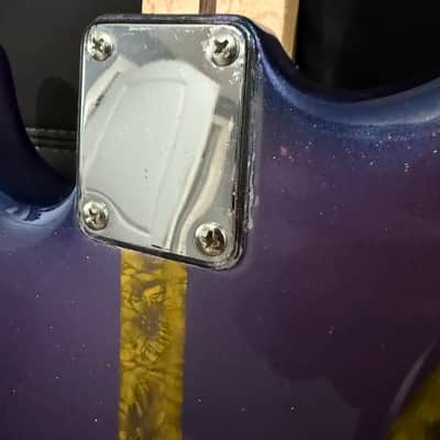 Custom Airbrushed Partscaster Stratocaster  - Airbrushed Purple Burst image 10