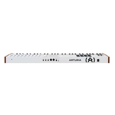 Arturia KeyLab Mk3 61 Keyboard MIDI Controller with DAW Integration, Enhanced Keybed, Visual Interface, 360-Degree Touch-Sensitive Potentiometers, Faders, Robust Wood and Aluminum Casing (White) image 5