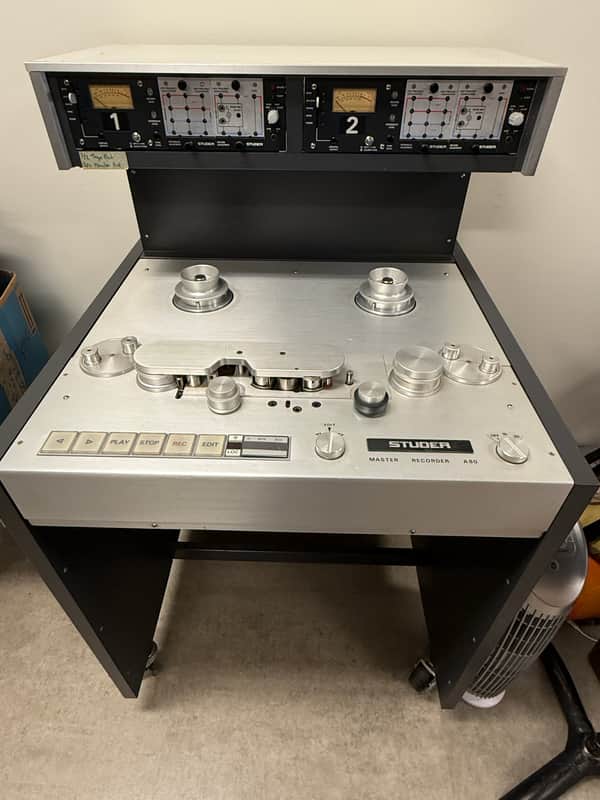 Studer A80 mkII reel to reel tape recorder w/buterfly heads low mileage 15/30ips image 1