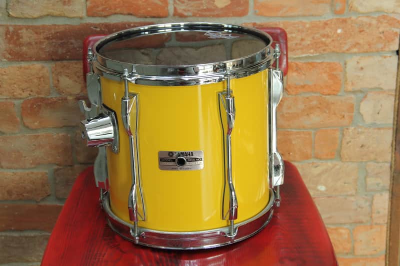 RARE Yamaha 10" Recording Custom 9000 - mellow yellow 10"x10 tom image 1