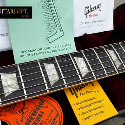 ♚CLEAN♚2009 Gibson CUSTOM SHOP R7 ♚ 1957 Les Paul GOLDTOP ♚ Very Dark Board !♚ VOS ♚57 image 7