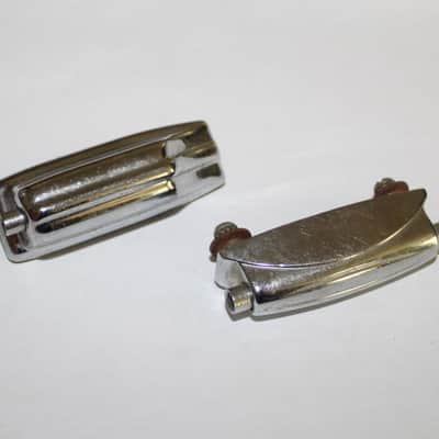 1960's Vintage Rogers Beavertail Bass Drum Lug and Gretsch Snare Drum Lug image 4