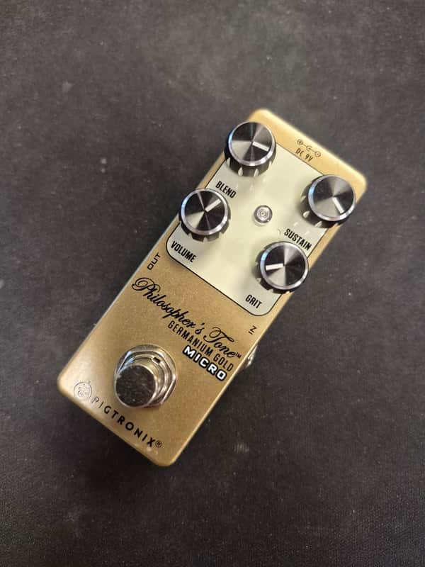 Pigtronix Philosophers Tone Germanium Gold Micro Compressor Pedal