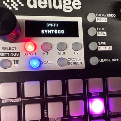Synthstrom Audible Deluge 64-Voice Desktop Synthesizer with OLED Display 2022 - Present - Black image 12