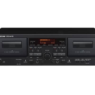 TASCAM 202MKVII Dual Cassette Deck image 1