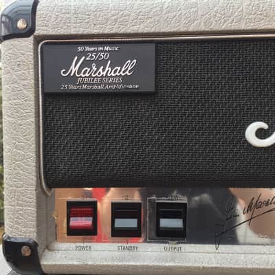 Martin Barre (Jethro Tull) - Marshall JCM 25/50 2553 Silver Jubilee Head & Cabinet 1987 Silver image 4
