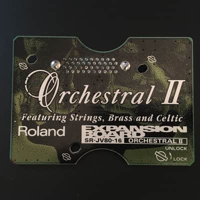 Roland SR-JV80-16 Orchestral II Expansion Board 1990s - Green