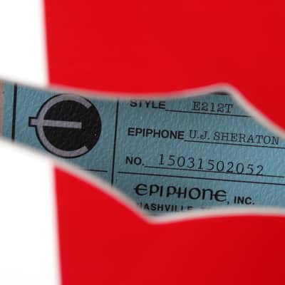 EPIPHONE "Limited Edition "Union Jack" Sheraton"(1503 150 2052)HARDCASE, PAPERS, 3, 57 KG image 10