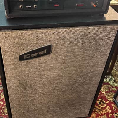 Coral Stentor 100 Bass Amp 1960's - Black image 2