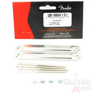 Genuine Fender Amplifier/Amp Chassis Straps Pair, Medium, 4-5/8 Inches image 2