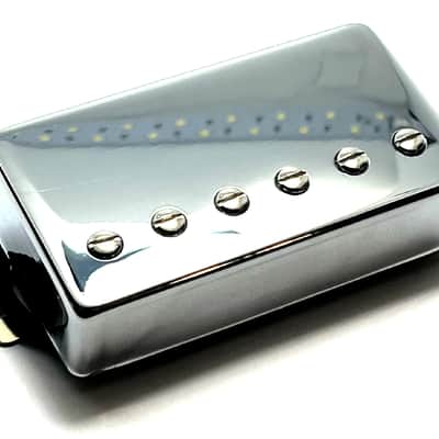 Dragonfire Covered A5 Bucker Bridge Position Dedicated Pickup, AlNiCo Bridge Humbucker ~ Cov. Chrome image 1