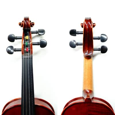 Handmade 1/8 Violin Outfit, Italian Spruce & Flamed Maple, Sweet Tone,Case & Bow image 2