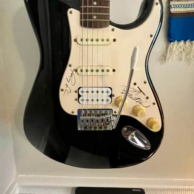 2011 Squier Bullet Stratocaster HSS with Tremolo and Rosewood Fretboard - Mastodon signed image 2