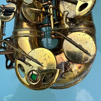 Selmer SBA altosax 1953/54 - Original gold laquer image 11