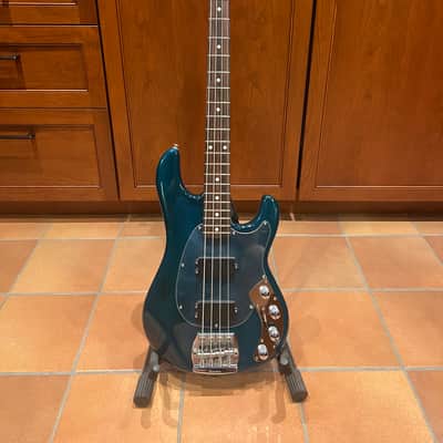 Ernie Ball / Music Man Sabre 3EQ 1987 USA - Sting Teal - Hardshell Case image 2