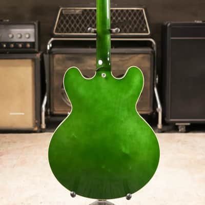 Gibson ES-335 Semi-Hollow Electric Guitar - Spearmint with Hardshell Case image 7