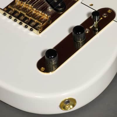 Partscaster Telecaster Style 2020's - Artic White - Gold Hardware image 11