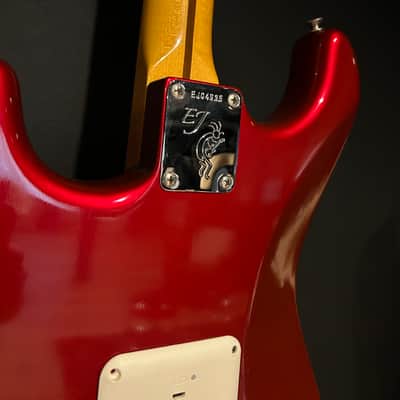 Fender Eric Johnson 57 Strat-David Gilmour setup mid 90s? - Candy Apple Red image 7