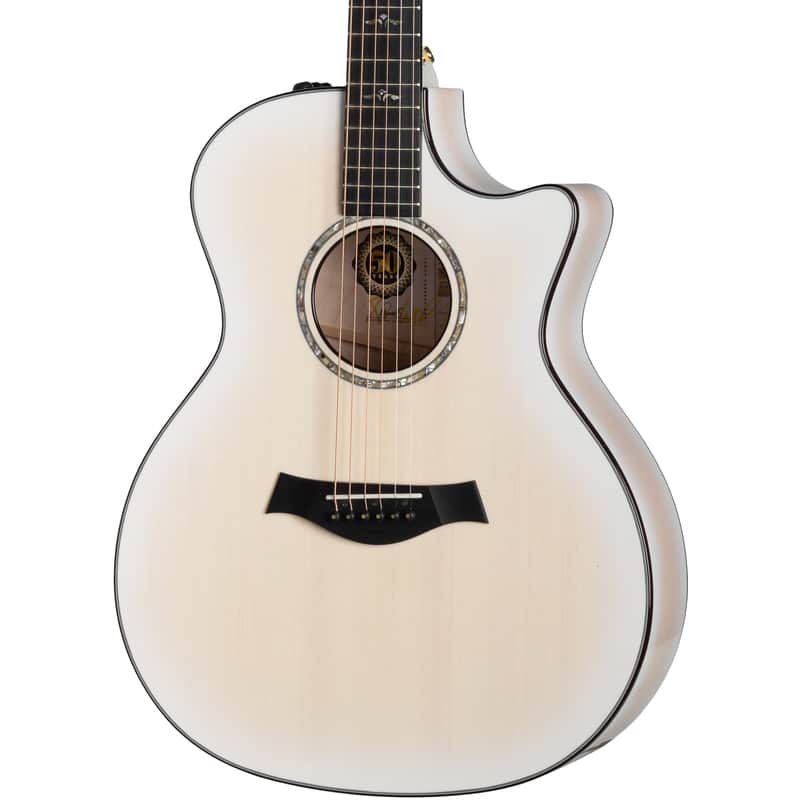 Taylor 614ce 50th Anniversary Limited Edition Acoustic Electric Guitar, Trans White image 1