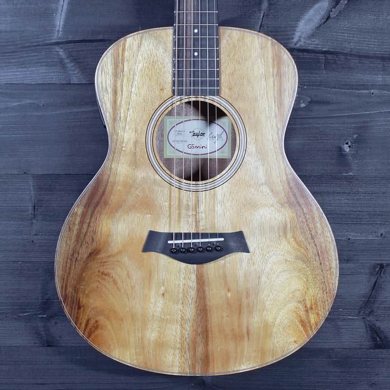 Taylor GS Mini-e Koa Acoustic-Electric Guitar – Exotic Hawaiian Koa image 1