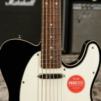Squier Classic Vibe Baritone Custom Telecaster Electric Guitar - Black image 10