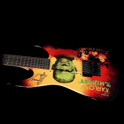 ESP Custom Shop Kirk Hammett Signature KH-2 Karloff Mummy Graphic Rare 1997 image 2