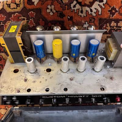 Vintage 1972 Hiwatt Custom 100 100w DR103 Original UK Valve Amplifier Head 1970s image 17