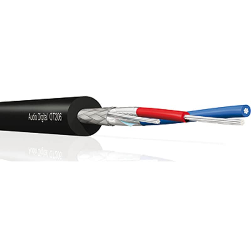 Klotz OT206YS.100 OmniTRANS AES/EBU DMX Cable 100m (Black) - DMX Cable image 1