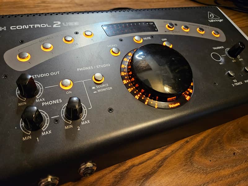 Behringer Xenyx CONTROL2USB Studio Monitor Controller 2012 - Present - Black image 1