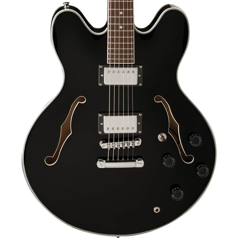 Oscar Schmidt OE30-B Semi-Hollow Electric Guitar image 2