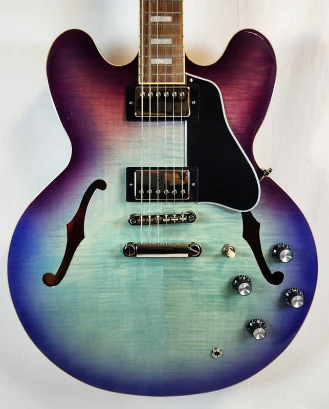 Epiphone ES-335 Figured, Blueberry Burst, Inspired By Gibson image 1