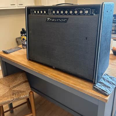 Traynor YGL 3 Mark III (2x12 Combo Amp) 1975 - Black Tolex. image 3