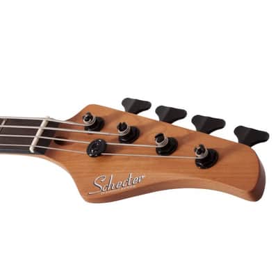 Schecter 3970-SHC C-4 Standard 4 String RH Electric Bass - Tobacco Burl image 6